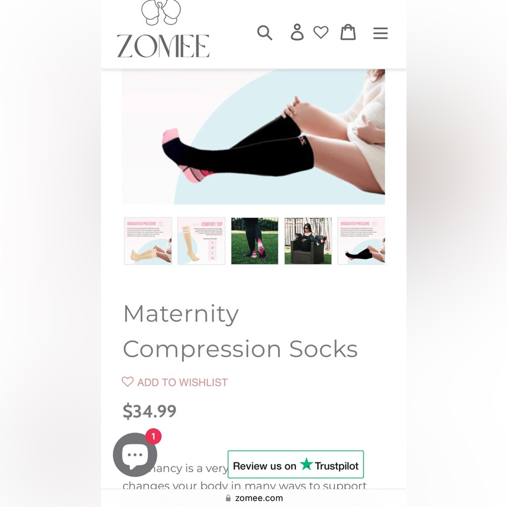 Zomee Compression socks - Picture 3 of 3